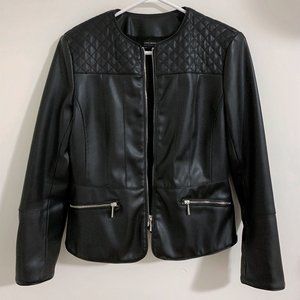 Zara faux leather jacket